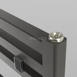 Zeus Handdoekradiator | 50x122 Cm Donkergrijs 890 Watt Aluminium Centrale Verwarming -Badkamer Verkoopwinkel zeus handdoekradiator 50x122 cm donkergrijs 890 watt aluminium centrale verwarming dr57 0512rdn 2