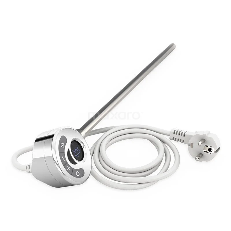 Zeus Handdoekradiator Elektrisch | 50x174 Cm Donkergrijs 1270 Watt Aluminium 3 Zeus Handdoekradiator Elektrisch | 50x174 Cm Donkergrijs 1270 Watt Aluminium - Afbeelding 3