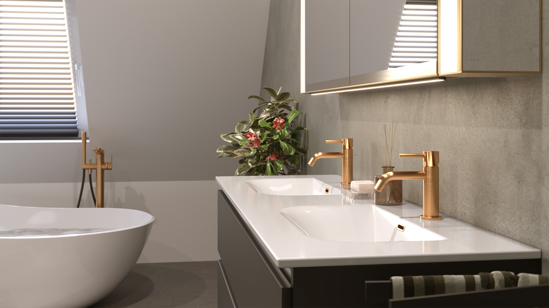 Badkamer Verkoopwinkel -Badkamer Verkoopwinkel wastafel soft keramiek messing kranen min